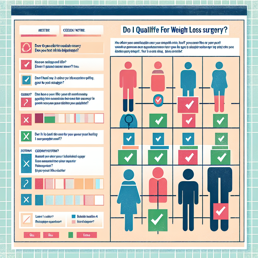 Do I Qualify for Weight Loss Surgery Quiz