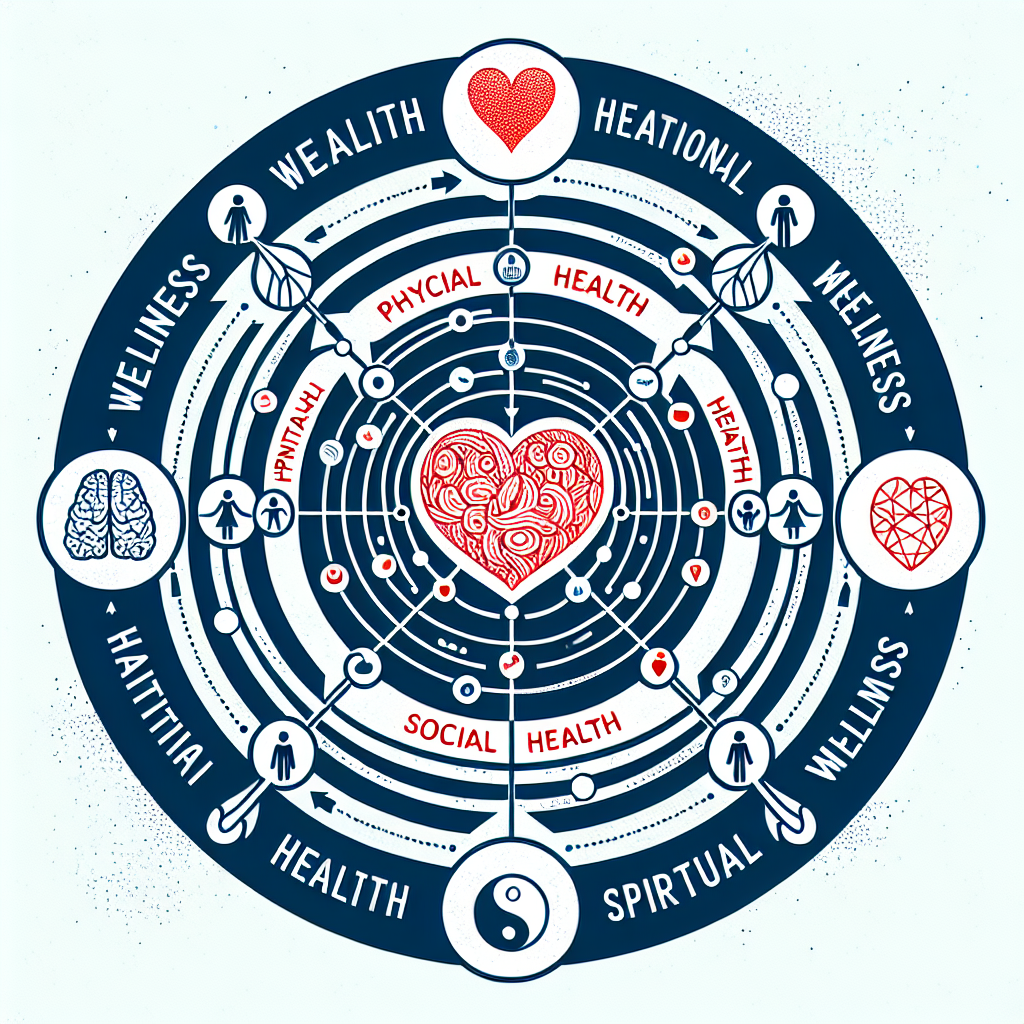 summarize how the components of health are related to wellness.